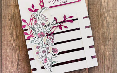 Stampin’ Up! Lattice Card – Dainty Delight and Easter Bunny