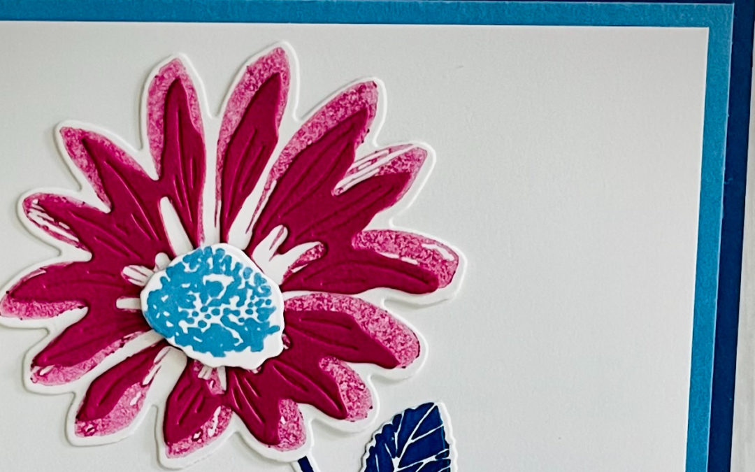 Stampin’ Up! Cheerful Daisies for Global Design Project.