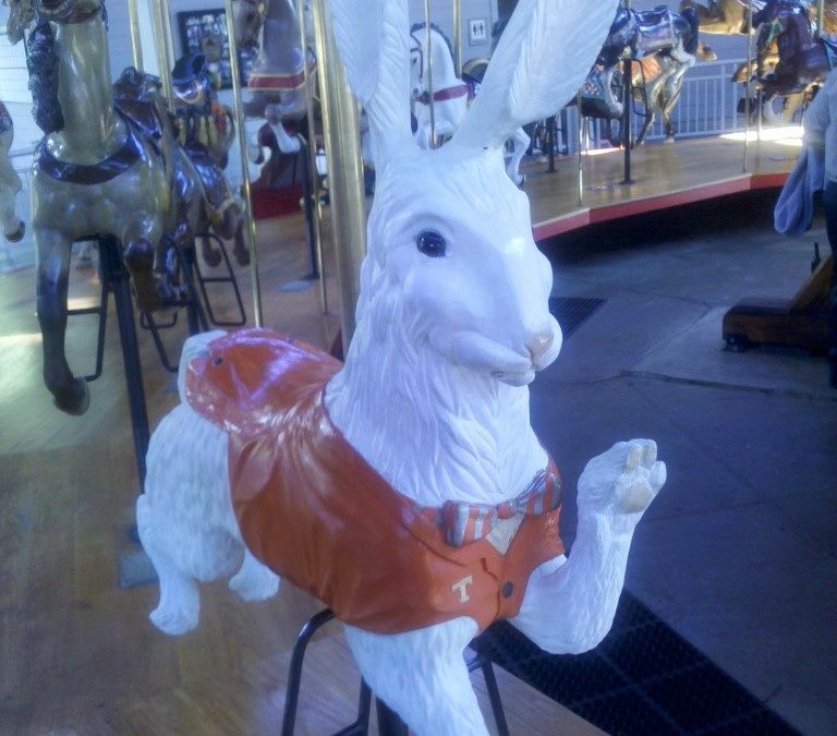 Alissa Leigh and Simon’s Carousel Horse and Rabbit