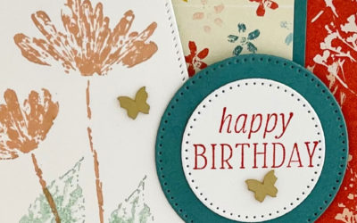 Stampin’ Up Inked & Tiled Birthday