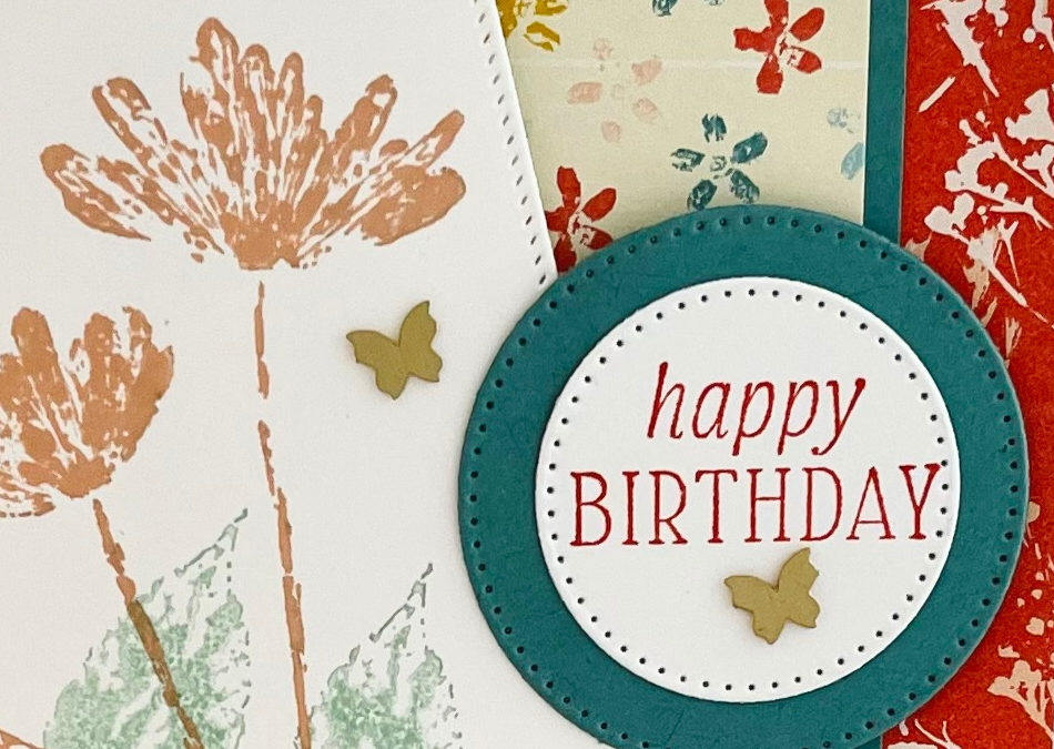 Stampin’ Up Inked & Tiled Birthday