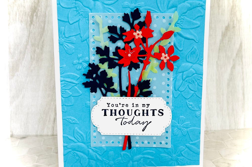 Stampin’ Up! Meadow Dies Using Vellum for Tech4Stampers Blog Hop February