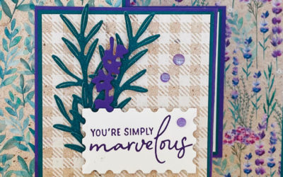 Stampin’ Up! Painted Lavender Double Z Fold