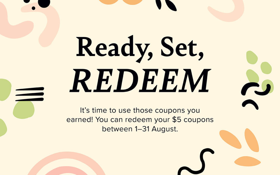 Stampin’ Up! Time to Redeem Bonus Coupons