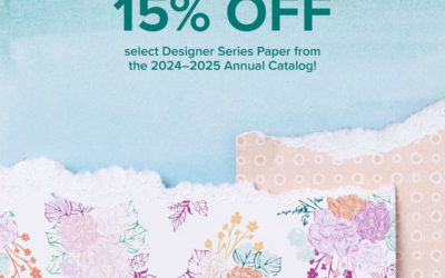 Stampin’ Up! Designer Series Paper Sale