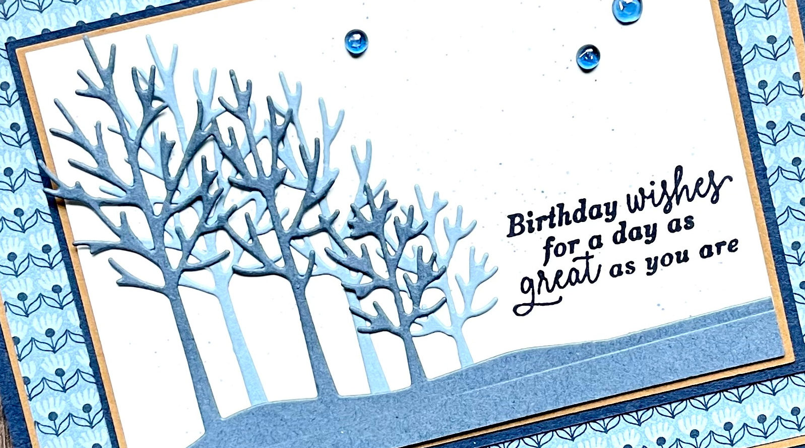Stampin' Up! Frosted Forest Birthday - deedeesdazzles