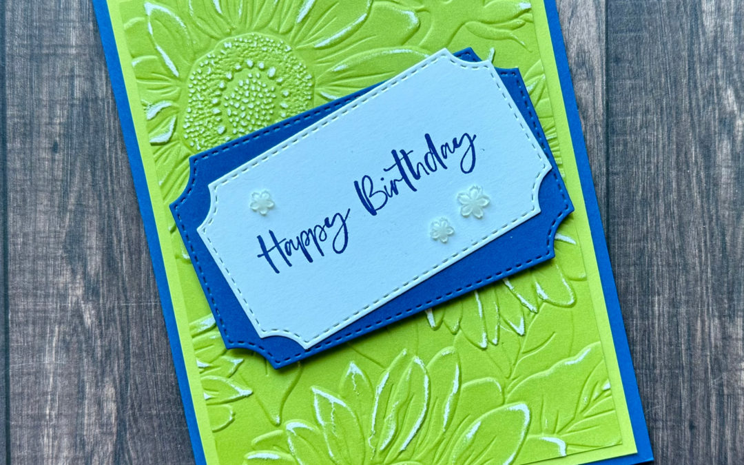 September Blog Hop – Embossing Challenge